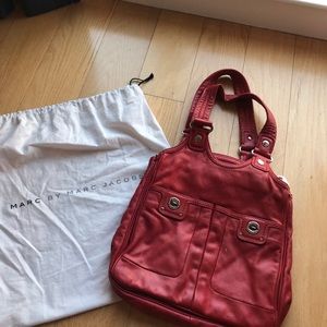 Barely Used Red Marc Jacobs shoulder bag